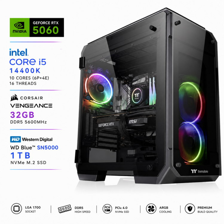 Hermes Thermaltake View 71 4456 Gaming PC